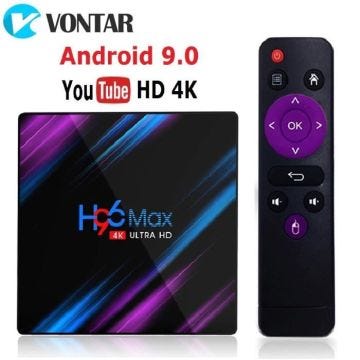 Smart TV Box - H96 - H96 MAX - Android 10 - 4GB RAM - 64GB Stockage - 4K