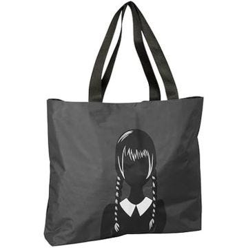 Sac Shopping Bag Safta WEDNESDAY - Confortable et polyvalent - Noir - 50 x 10 x 45 cm
