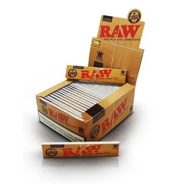 Boite de 50 Carnets de feuilles à rouler SLIM KS RAW