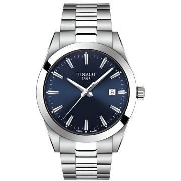 Montre Bracelet - TISSOT - Montre Tissot Gentleman acier cadran bleu
