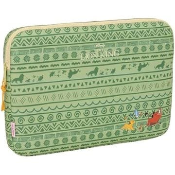 Housse pour ordinateur portable - SAFTA - MUFASA - 15,6 pouces - Vert/beige - Résistante et légère