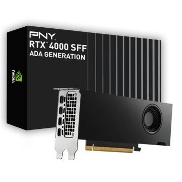 Carte graphique - PNY - NVIDIA RTX 4000 SFF Ada Gen - Refroidissement actif - DirectX 12 - OpenGL 4.5