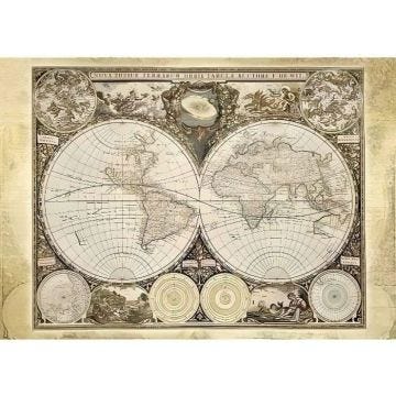 Puzzle Mappemonde Historique - Schmidt Spiele - 2000 Pièces - Qualité Premium