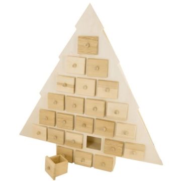 Calendrier de l'Avent à décorer Sapin