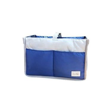 Grand Organiseur de sac spécial Maman pour bébé, Sac organiseur poussette détachable - Bleu