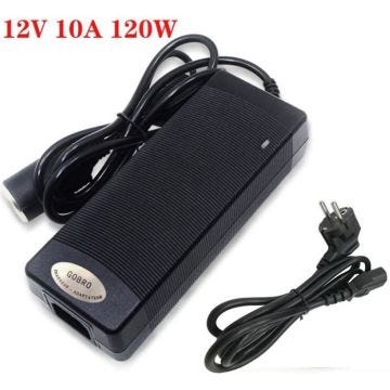 (5 pcs, chargeur) Chargeur allume cigare voiture 12V 10A 120W Adaptateur secteur allume-cigare