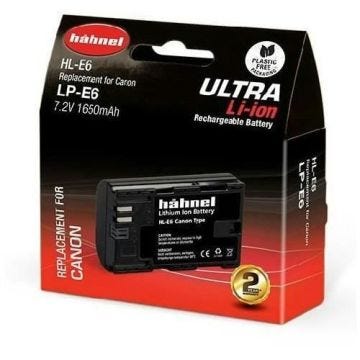 Batterie - Hähnel - Ultra LP-E6N - Compatible Canon EOS R6 MKII, R5, R6, 5D MKIV, 6D MKII - Blanc