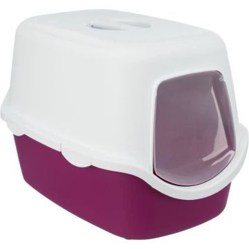 Bac à litière TRIXIE Vico - Couvercle - 40 × 40 × 56 cm - Baie et blanc