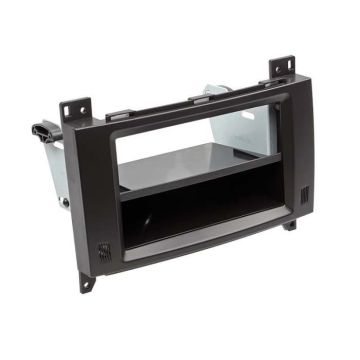 Adaptateur de façade 2-DIN pour Mercedes A/B-Class/Vito - Noir - ACV