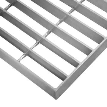 Grille Caillebotis Acier Galvanisé - Min 260gr/m² Maille 32 x 100mm - Gris
