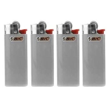 Bic Lot de 4 mini briquets gris anthracite