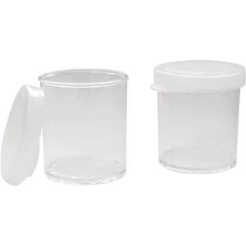 MegaCrea DIY Petite boîte en Plastique pour Petit Rangement 20ml