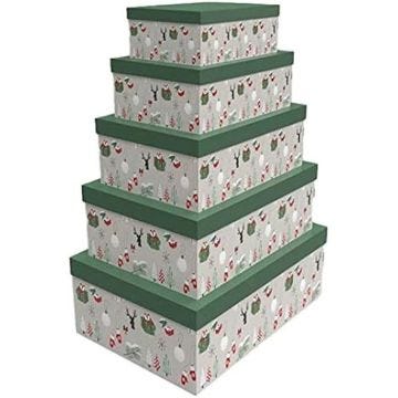 DKD Home Decor Ensemble de boîtes, standard