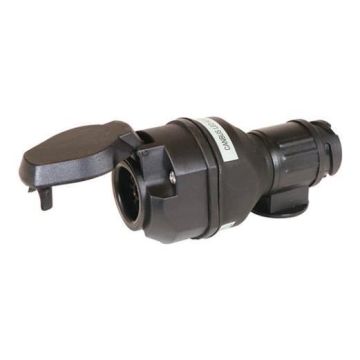 Carpoint adaptateur de lumière LED 12V 13-7 pôles ABS noir