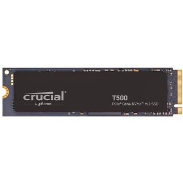 Crucial T500 SSD 500Go PCIe Gen4 NVMe M.2 SSD Interne Gaming, jusqu à 7200Mo/s, Disque Dur SSD- CT500T500SSD8