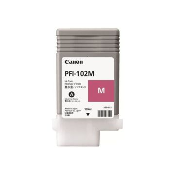 CANON Réservoir d'encre original PFI-102 M - 130 ml - Magenta - encre à colorants