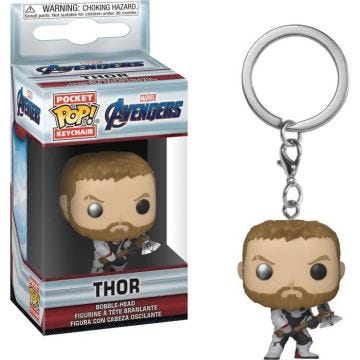 Porte-clés Funko Pocket Pop! Marvel : Endgame - Thor (TS)