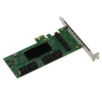 Carte PCI Express PCIe x1 vers 8 ports SATA avec Chipset MARVELL 88SE9215 88SM9705