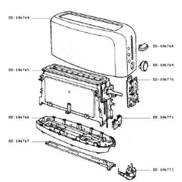 Cuiseur vapeur - SEB - Compartiment cuisson (repère SS-186765)