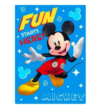Couverture en polaire enfant Disney Mickey