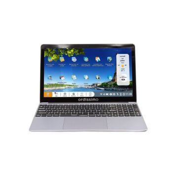 Pack PC Portable Ordissimo Lucie3 15,6" Intel® Pentium N5030 4 Go RAM 128 Go SSD Gris + souris ergonomique + pochette de trans