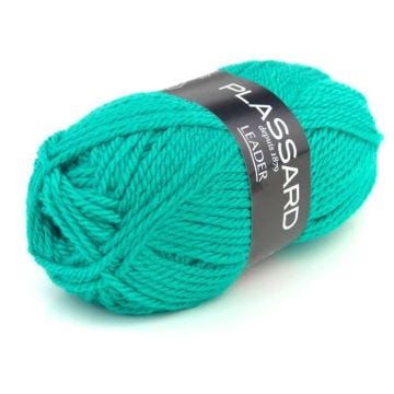 Pelote de laine - PLASSARD - Leader Vert Col. 97 - Acrylique - N° aiguille : 6 - N° aiguille : 6,5