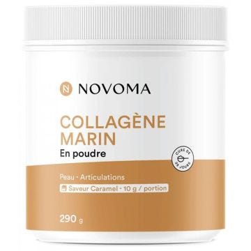 Collagène Novoma - Collagène Marin en Poudre - Caramel 290g