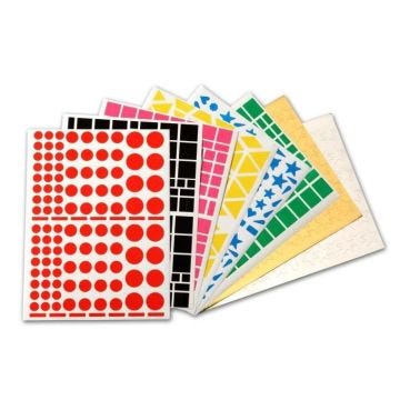 Pochette de gommettes - AGIPA - 7032 - 160 x 216 mm - Couleurs assorties - Adhésif permanent