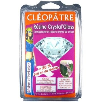 Résine Crystal'Glass avec accessoires - 360 ml …