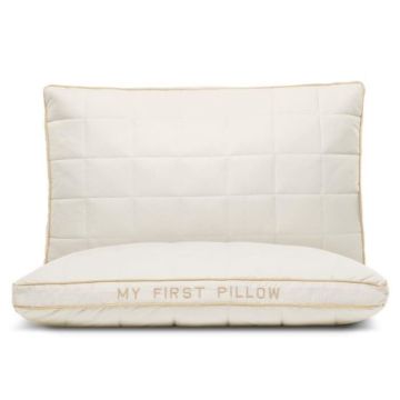 MY FIRST PILLOW - Oreiller évolutif pour bébé et enfant - 40 x 60 cm - Epaisseur et fermeté réglables - Coton et Fibres de bambou
