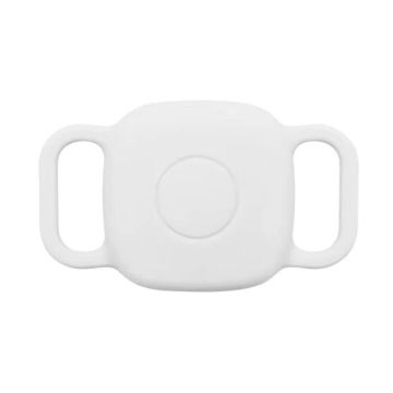 Support collier chat chien pour Chipolo One Plus Classic Spot Point Étanche étui coque, Blanc