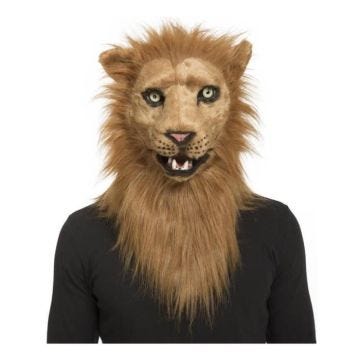 Masque de Lion avec Mâchoire Mobile