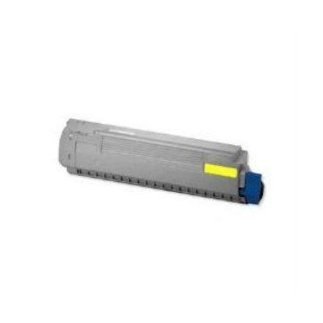 Cartouche toner compatible OKI C831/C841 Jaune - Capacité standard 10.000 Pages
