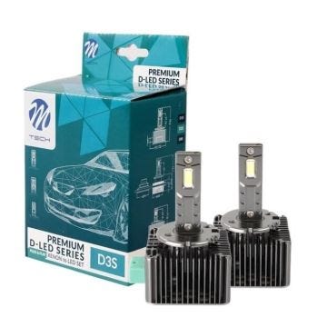 2 AMPOULE LED D3S MTECH 6000K 35W 4200 LUMENS PAR AMPOULE