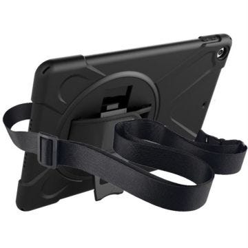 Coque pour Galaxy Tab A8 10.5" Protection Complète avec Poignée rotative à 360° Eiger Noir