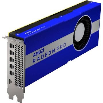 Carte graphique - AMD Radeon Pro W5700 - 8 Go GDDR6 - PCIe 4.0 x16 - 5 x Mini DisplayPort