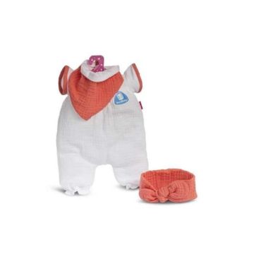 Berjuan - Vêtements poupée, , Blanc/Corail - 3080
