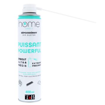 T’nB - Bombe Air Sec 400ml, Aérosol, Dépoussiérant, Spray de Nettoyage Pour PC, matériel Informatique, Surpuissante 5 bars, Butane