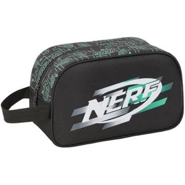 Trousse Scolaire - SAFTA - Nerf Game - Souple - Zippée - Adaptable au Chariot