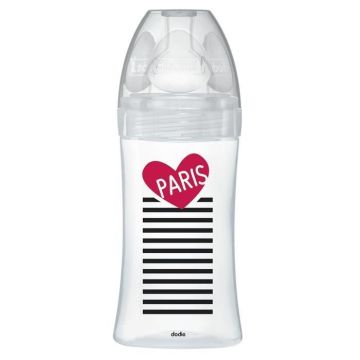Dodie Biberon Sensation+ Anti-Coliques en Verre +0m Paris 270ml