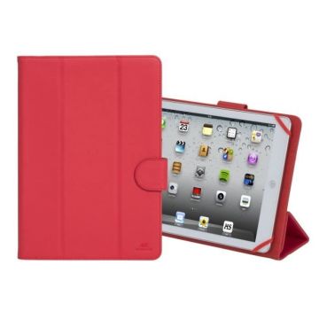 Etui universel RIVACASE pour toute marque de tablette 10" / coque de protection – Rouge