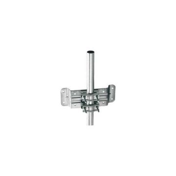 Fixation polyvalente - ERARD - 800880 - Mur, poutre, timon de caravane - Antenne parabolique - Zinc blanc