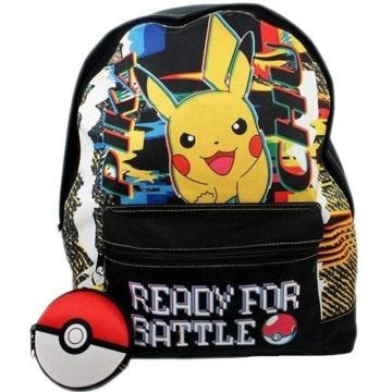 Pokemon Pikachu Prêt Pour Bataille Sac à Dos