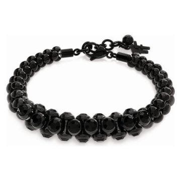 Bracelet Folli Follie 3B1T021KK - Marque: Folli Follie - Matière: Acier - Coloris: Noir