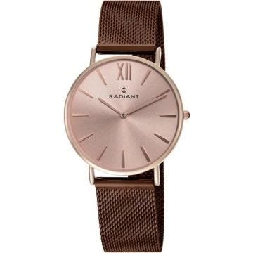 Montre femme RADIANT NEW DIARY RA377619 - Quartz - Analogique - Doré