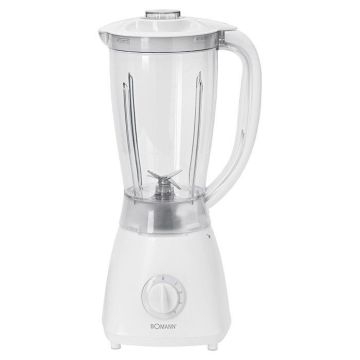 Blender Mixeur universel 1,5L 500W Bomann UM 378 CB Blanc