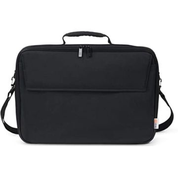 DICOTA Sacoche BASE XX Clamshell Noir pour PC Portable 13"-14.1'' legere en polyester avec fermeture eclair compartiment rembourré