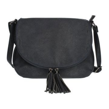 Sac à bandoulière - Gallantry Paris - Gris Foncé - Fermeture Éclair