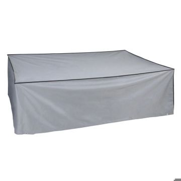 Étui de protection table rectangle polyester en aluminium DKD Home Decor