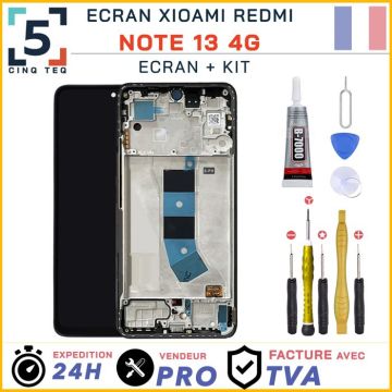 Ecran LCD Complet Remplacement Xiaomi Redmi Note 13 4G 23129RAA4G / 23124RA7EO